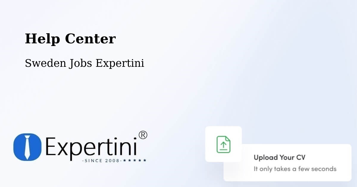 Help Center – Falkenberg - Sweden Jobs Expertini