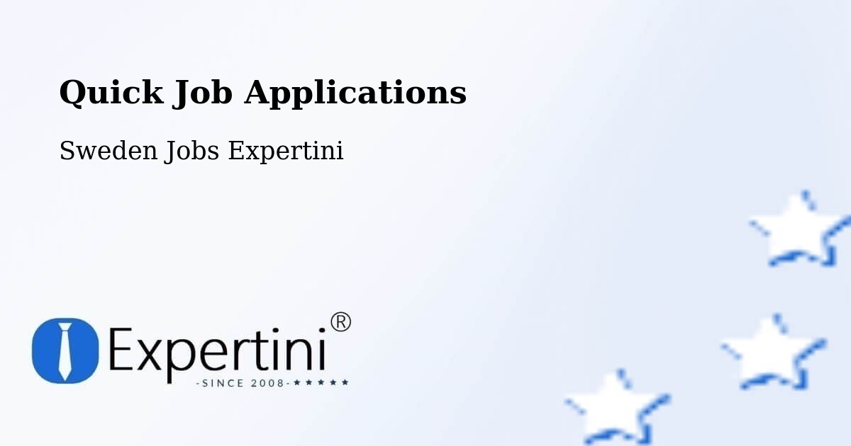 Quick Apply Feature – Falkenberg - Sweden Jobs Expertini